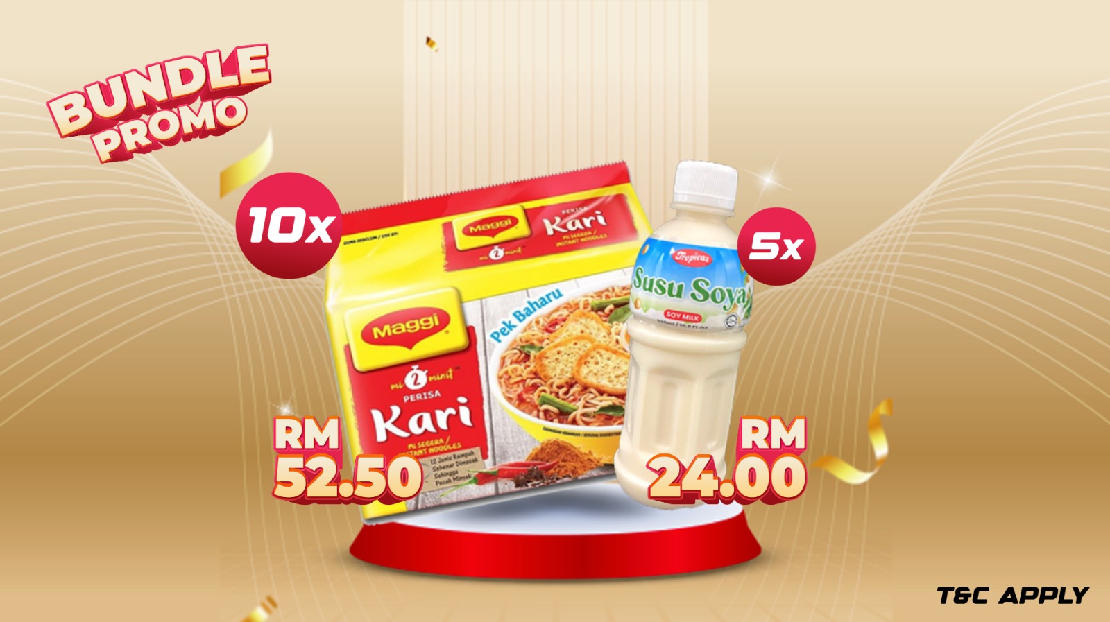 MAGGI 2-MINN KARI X TROPICAS SOYMILK